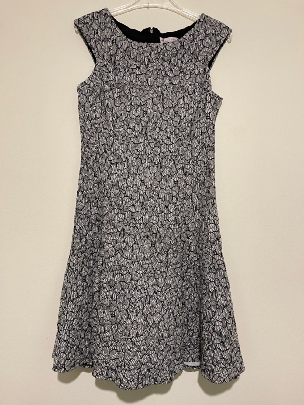 Nanette Lepore Black and White Floral Dress Size 2